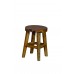  Teak Root Farm Stool