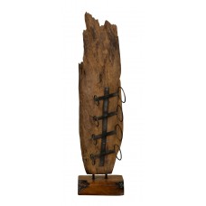 Teak Root 4 Bottle wine Rack