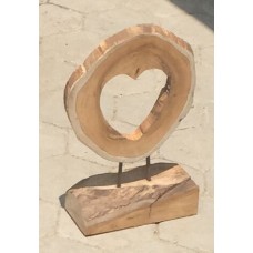 Teak Root - Love heart