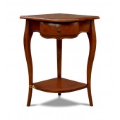 Corner Stand with Single Drawer