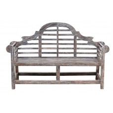  Lutyens Garden Bench - Tigerwood