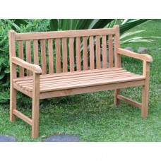 Savoy Solid Teak Bench - 130cm