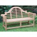 Luytens Solid Teak Bench - 165 /150cm